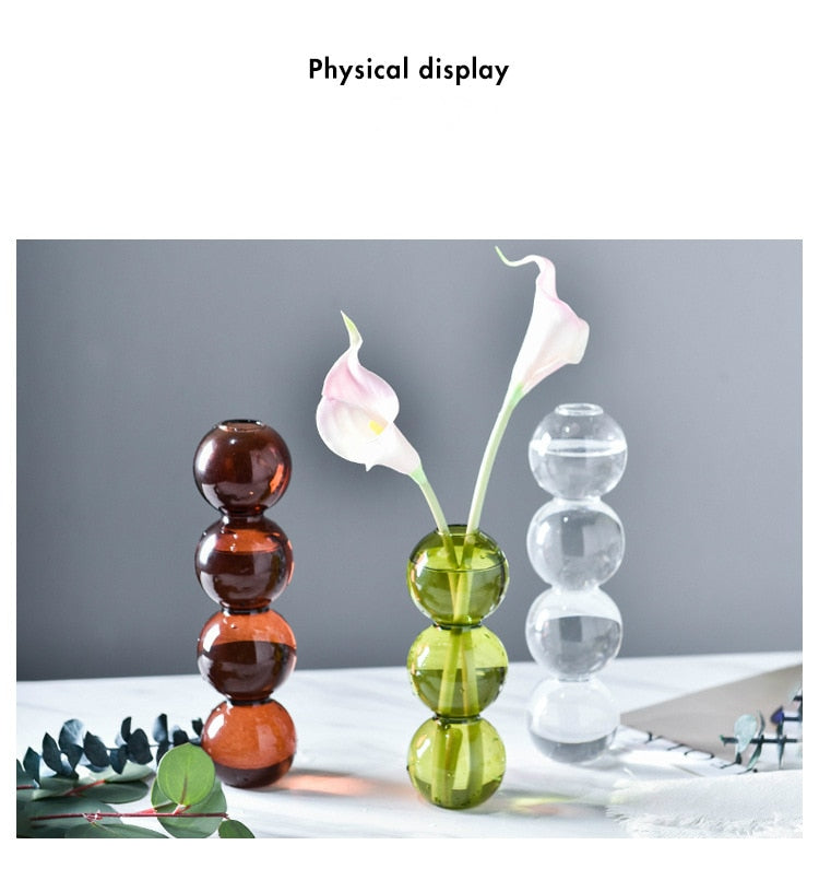 Bauble Pot - Nordic Creative Glass Bubble Vase