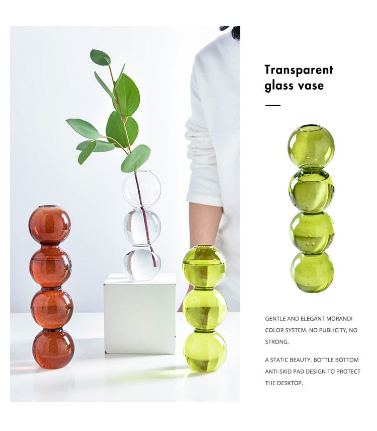 Bauble Pot - Nordic Creative Glass Bubble Vase