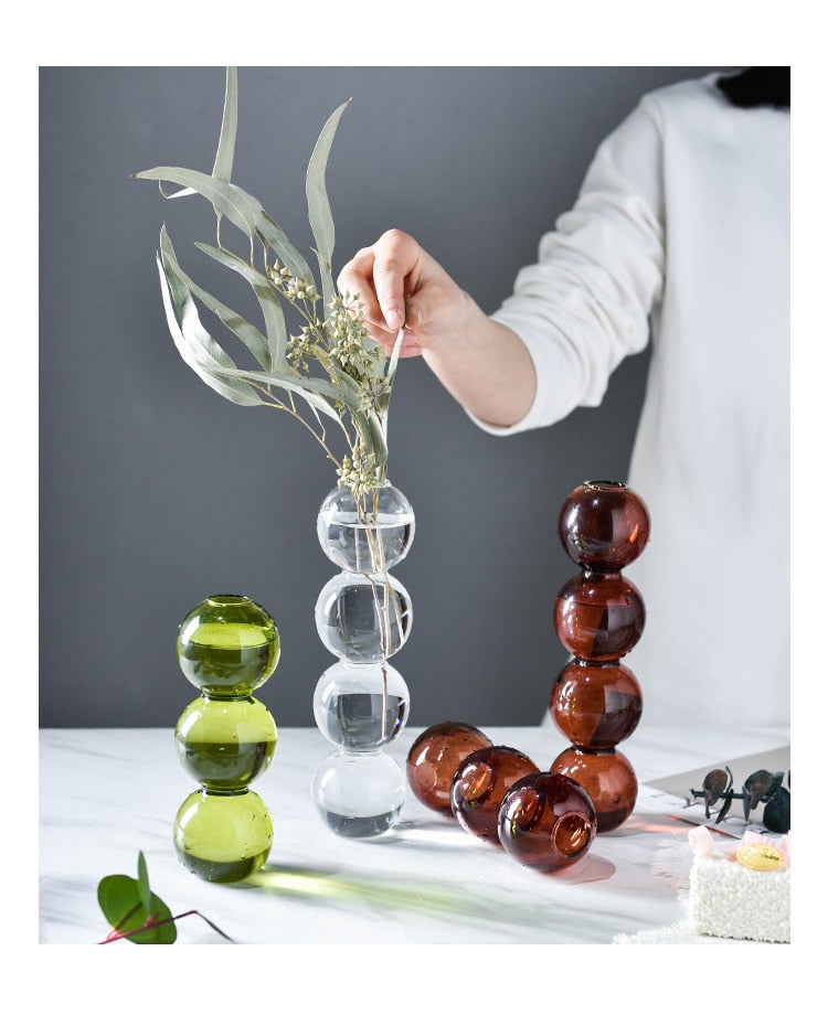 Bauble Pot - Nordic Creative Glass Bubble Vase