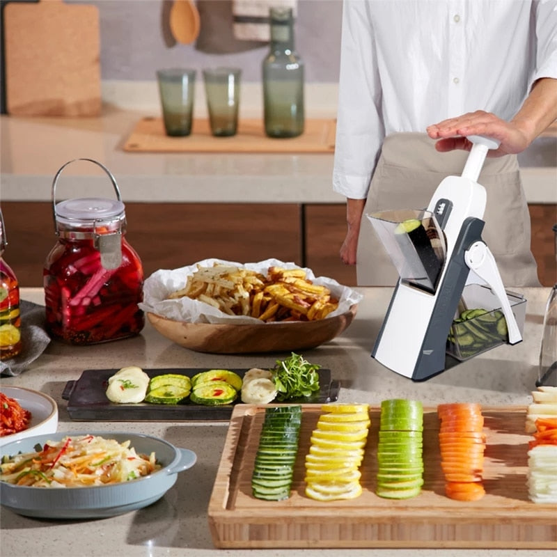 ManuSlice - The Safest Slice Mandoline Slicer
