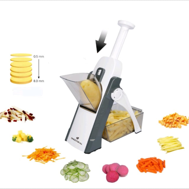 ManuSlice - The Safest Slice Mandoline Slicer