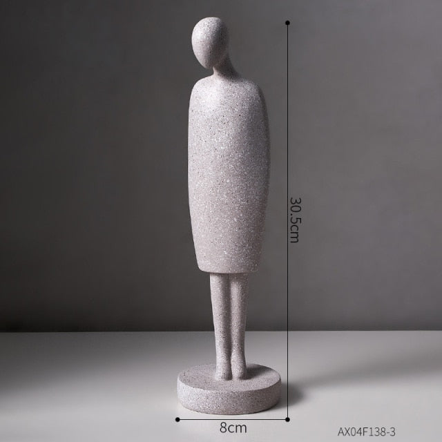Cuddle Me - Nordic Abstract Embrace Couple Sculpture