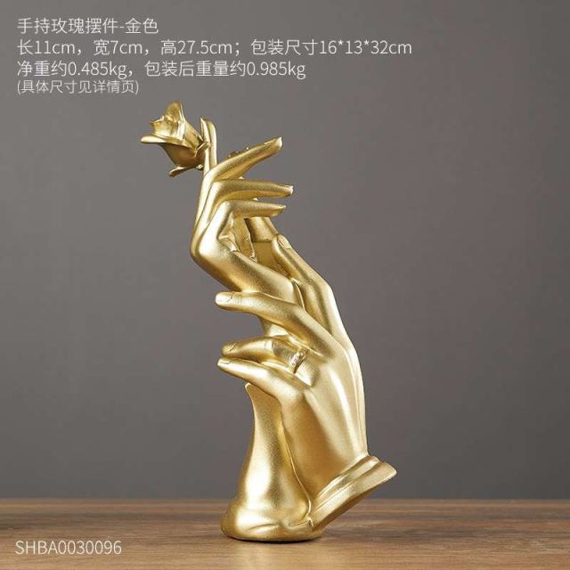 GoldKiss - Sculpture Exquisite Resin Couple Gift Creative Statue