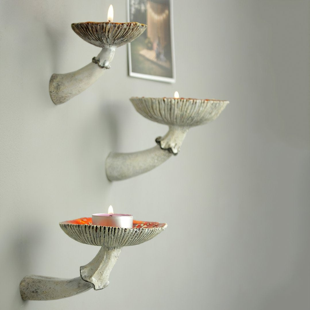 Marsh Top - Wall Floating Mushroom Hanging Shelf